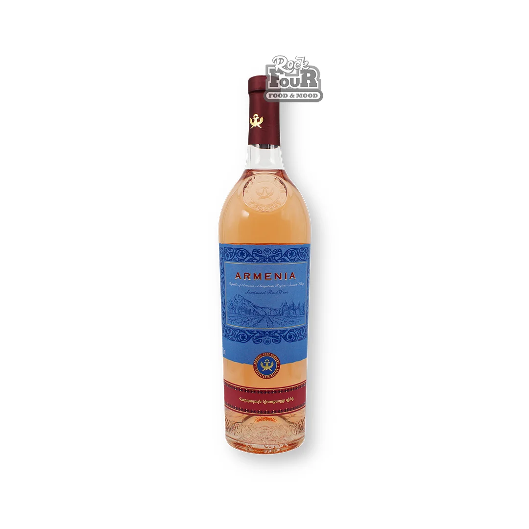 Wine "Armenia" rose, semi-sweet 750ml